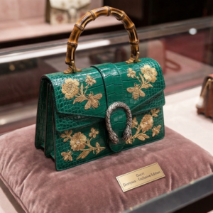 Gucci Dionysus Exclusive Edition Embroidered Crocodile Bag